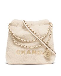 Chanel 22 Mini Handbag AS3980 Cream