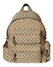 Gucci Large Backpack With Gucci Logo 800182 Apricot