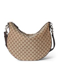 Gucci B Medium Shoulder Bag 817420 Coffee