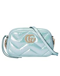 Gucci GG Marmont Small Shoulder Bag 447632 Blue