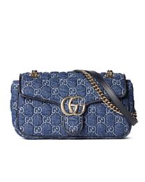 Gucci GG Marmont Small Shoulder Bag 443497 Blue