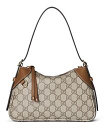 Gucci GG Emblem Small Shoulder Bag 815218 Coffee