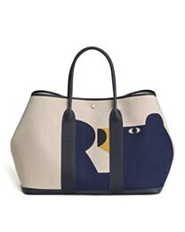 Hermes Garden Party 36 Voyage Bag Dark Blue