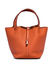 Hermes Picotin Lock 22 Bag Orange