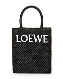 Loewe Standard A5 Tote Bag In Raffia 