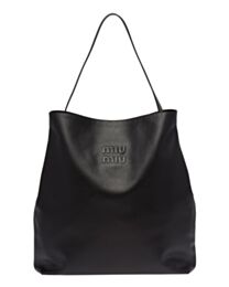 Miumiu Leather Shoulder Bag 5BC117 Black