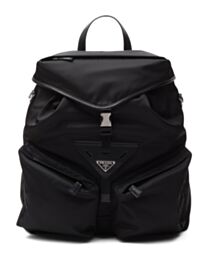 Prada Hot-nylon and leather backpack