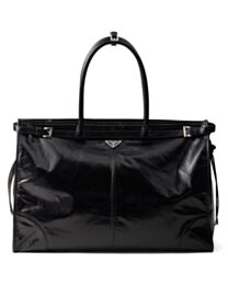 Prada Leather Tote Bag 2VG128 Black