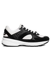 Celine Women's Runner Cr-03 Low Lace-Up Sneaker In Mesh Black