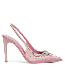 Gucci Women's Pump With Crystals 812192 Pink