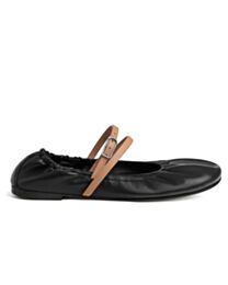 Hermes Women's Jolly Ballet Flat Black