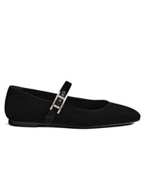 Hermes Women's Jane Ballet Flat Black