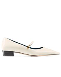 Jimmy Choo Women's Carolyn Flat Cream