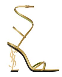 Saint Laurent Women's Opyum Sandals In Satin Crepe 