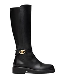 Valentino Women's Vlogo Locker Boot 40MM Black