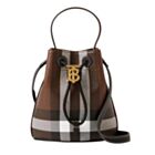 Burberry Mini TB Bucket Bag Coffee