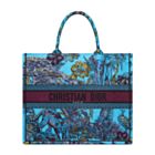 Christian Dior Large Dior Book Tote Blue