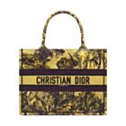 Christian Dior Medium Dior Book Tote Yellow