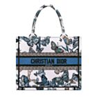 Christian Dior Small Dior Book Tote Blue