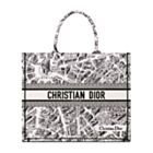 Christian Dior Large Dior Book Tote Black