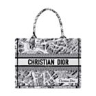 Christian Dior Medium Dior Book Tote Black