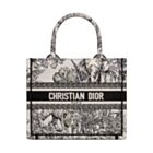 Christian Dior Small Dior Book Tote White