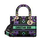 Christian Dior Medium Lady D-Lite Bag Green