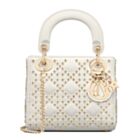 Christian Dior Mini Lady Dior Bag Cream