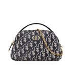 Christian Dior Mini 30 Montaigne D-Cosy Bag Dark Blue