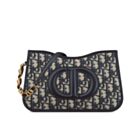 Christian Dior CD Signature Hobo Mini Bag Dark Blue