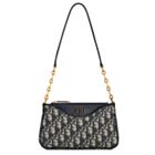 Christian Dior 30 Montaigne Hobo Avenue Mini Bag Dark Blue