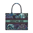 Christian Dior Medium Dior Book Tote Green