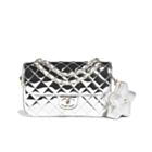 Chanel Flap Bag & Star Coin Purse AS4648 Silver