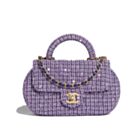 Chanel Small Bag With Top Handle AS4573 Purple