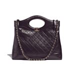 Chanel 31 Large Shopping Bag AS1010 Black