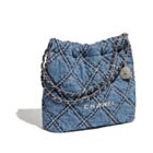 Chanel 22 Small Handbag AS3260 Blue