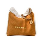 Chanel 22 Small Handbag AS3260 Coffee