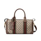 Gucci GG Webbing Small Travel Bag 645017 Dark Coffee