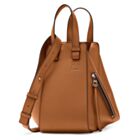 Loewe Hammock Drawstring In Classic Calfskin Coffee