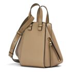 Loewe Small Hammock Bag In Soft Grained Calfskin Gray