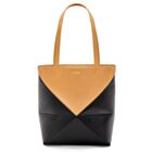 Loewe Puzzle Fold Tote In Shiny Calfskin 