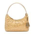 Prada Satin Mini-bag With Crystals 1BC515 Golden