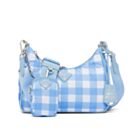 Prada Re-Edition 2005 Printed Re-Nylon Bag 1BH204 Blue