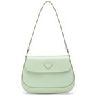 Prada Cleo brushed leather shoulder bag with flap 1BD311