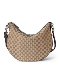 Gucci B Medium Shoulder Bag 817420 Coffee