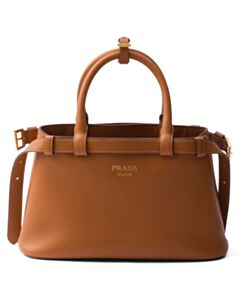 Prada Small Leather Handbag With Belt 1BA418 