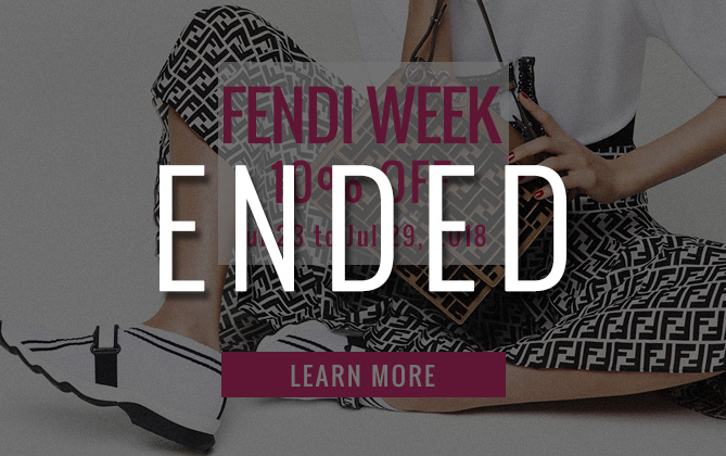 Summer sale Fendi week